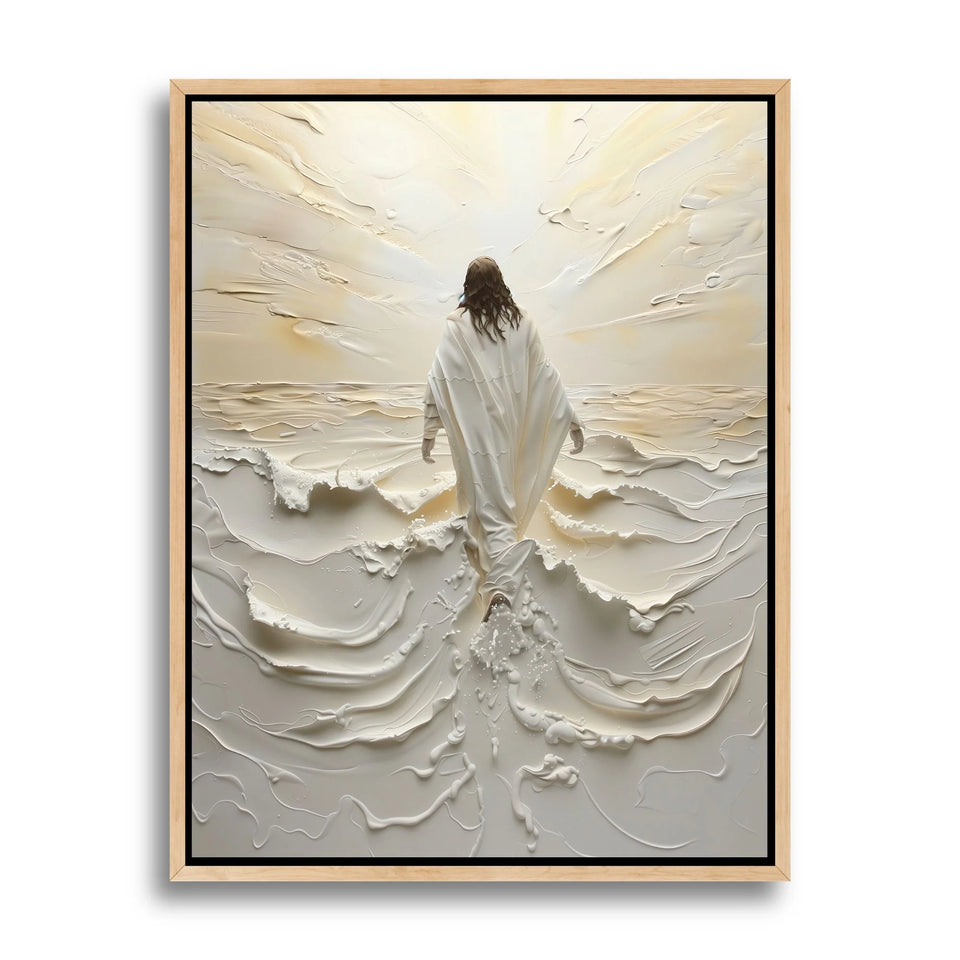 🎁Jesús caminando sobre el agua I - Lienzo🎁