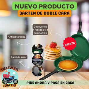 🍳 Sartén tefal  Doble Cara Antiadherente 🍳