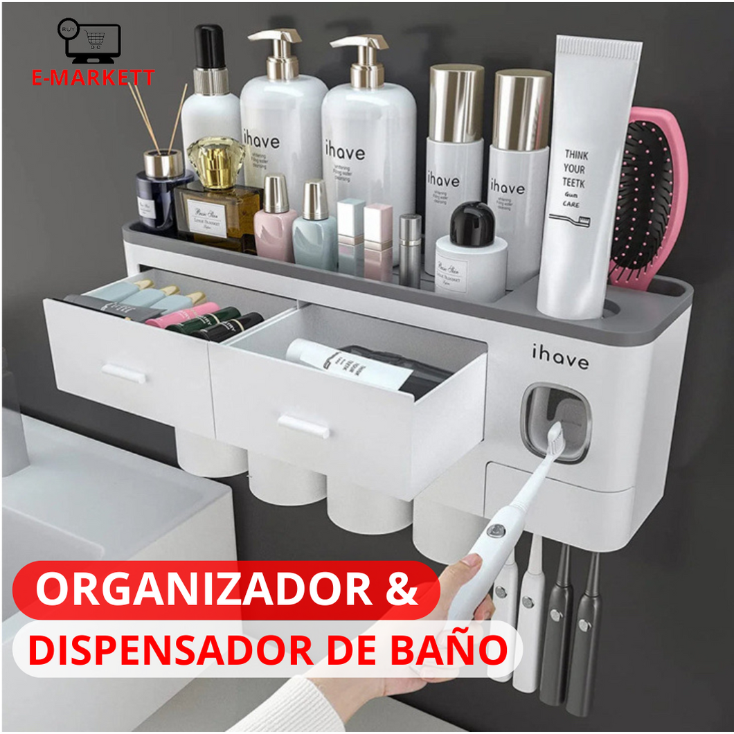 Organizador Y Dispensador De baño + envió gratis