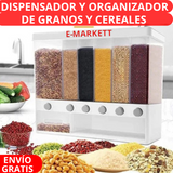 Dispensador Y Organizador De Granos Y Cereales