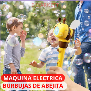 Máquina Eléctrica Burbujas De Abejas, Juguete Para Niños