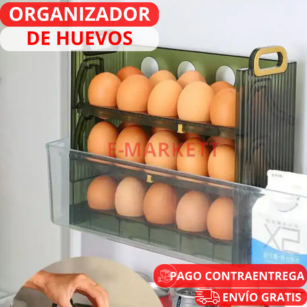 🥚🔥ORGANIZADOR  DE HUEVOS x 30 UND + ENVIO GRATIS  🥚🔥