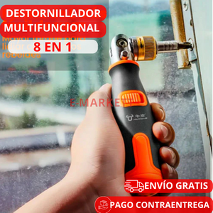 🔧✨DESTORNILLADOR  ProScrew MULTIFUNCIONAL  8 EN 1 🔩🪛