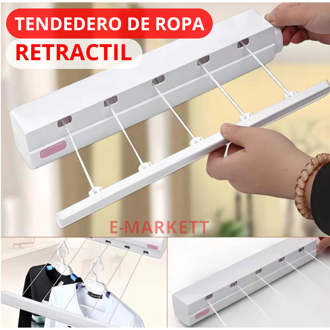 Tendedero  De Ropa Retráctil + Envió Gratis