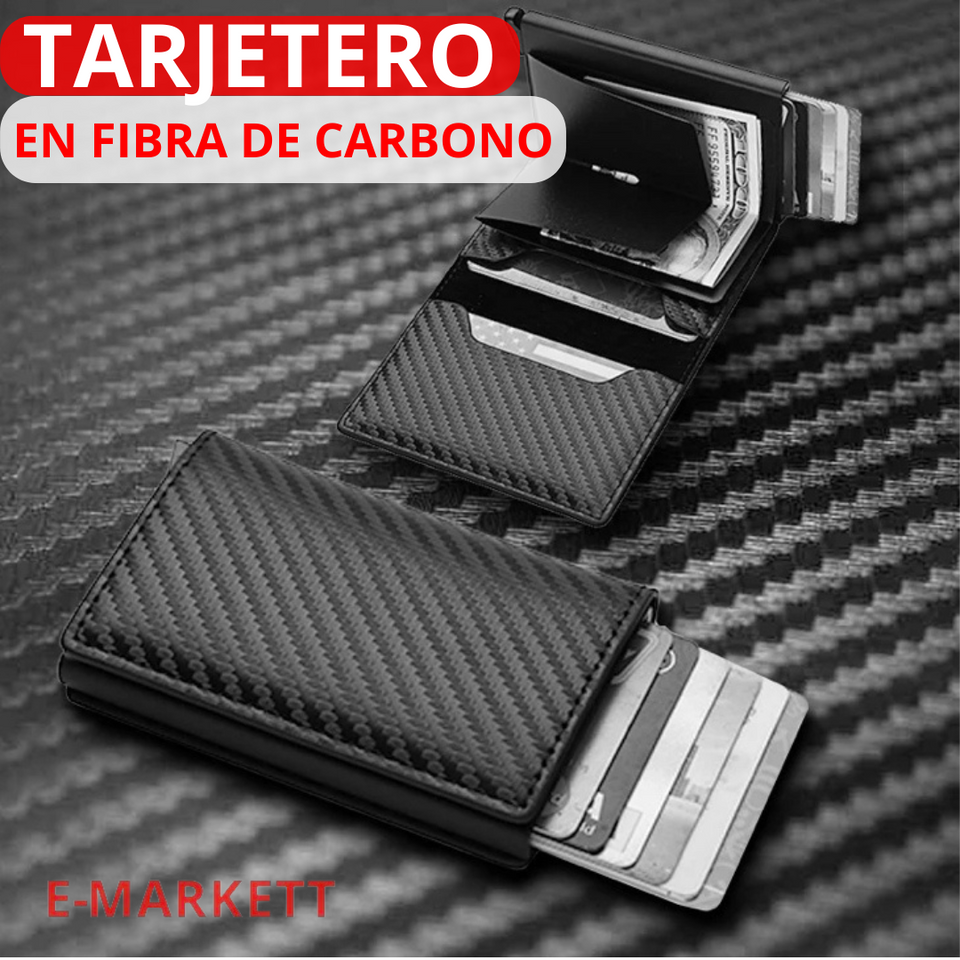 🗃️Billetera Tarjetero Aluminio Fibra De Carbono Hombre Y Mujer🗃️