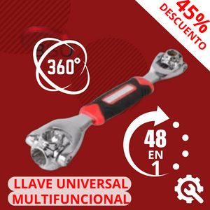 Llave Universal 48 En 1 Multifuncional Cabezas De 360 Grados.