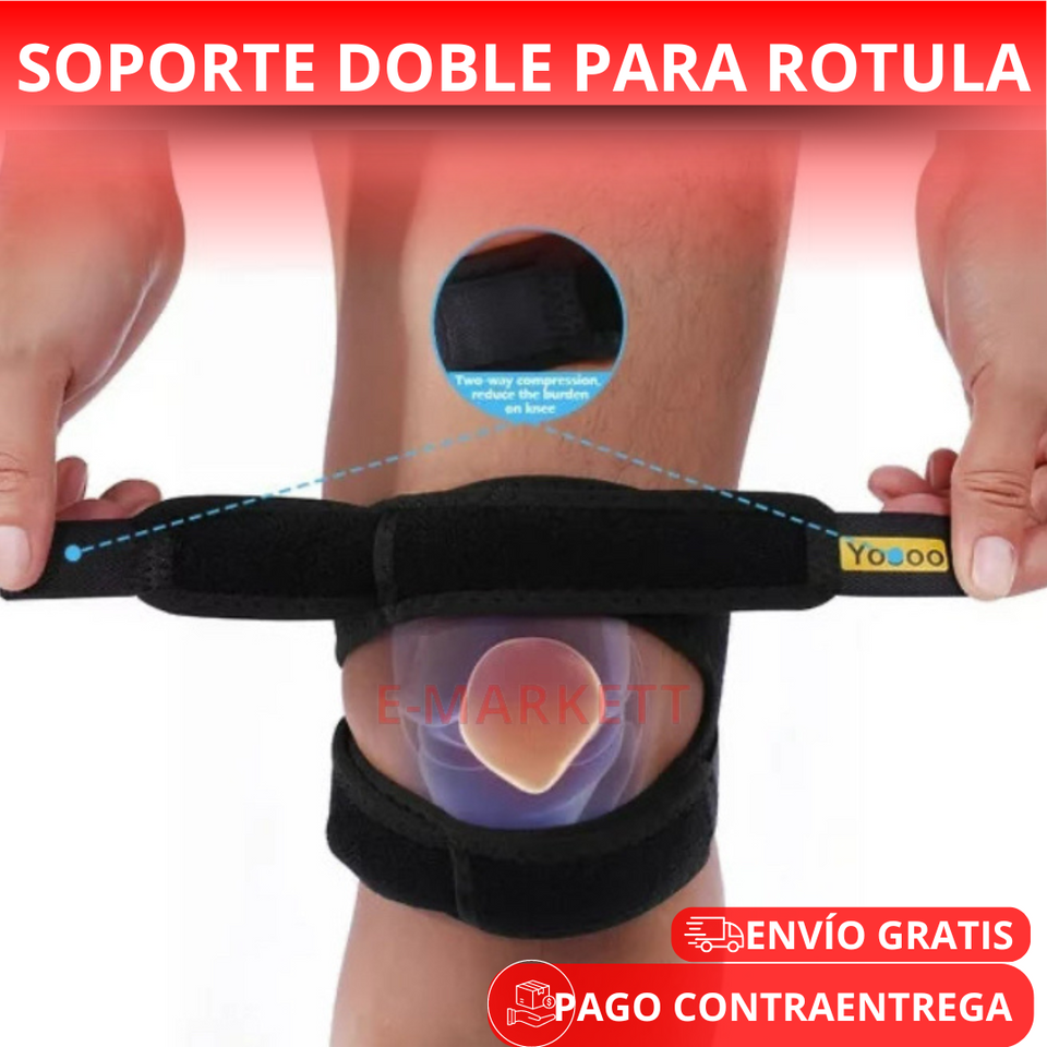 🏃🦵Rodillera Soporte Doble para Rótula🏋️‍♂️🚴‍♂️🏃