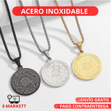 Collar Amuleto Sello 7 Arcangeles Acero Inoxidable