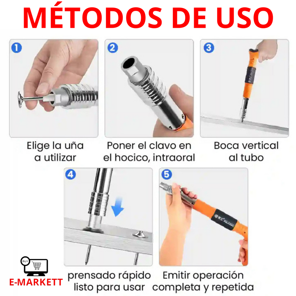 👷‍♂️🔨Pistola de Clavos de Acero👷‍♂️🔨