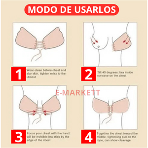 Brasier Sujetador Corrector Realce de Busto 2 En 1 , Envio Gratis