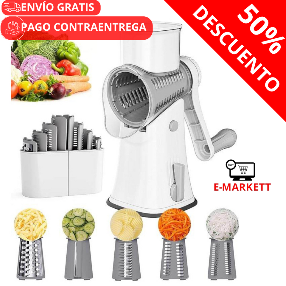 🍎RALLADOR DE VERDURAS 3 EN 1 🥕+ ENVIO GRATIS 🎁