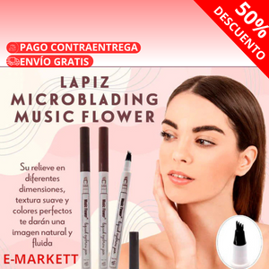 Lapiz Microblading Music Flower