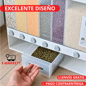 Dispensador Y Organizador De Granos Y Cereales