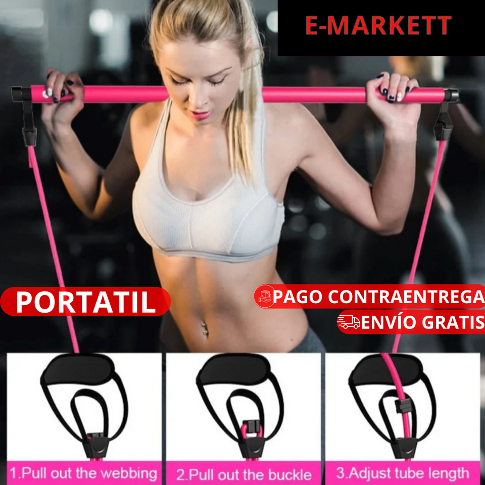 Kit de barra de pilates portátil