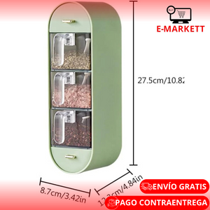 ESTANTE DE CONDIMENTOS DE PARED + ENVIO GRATIS