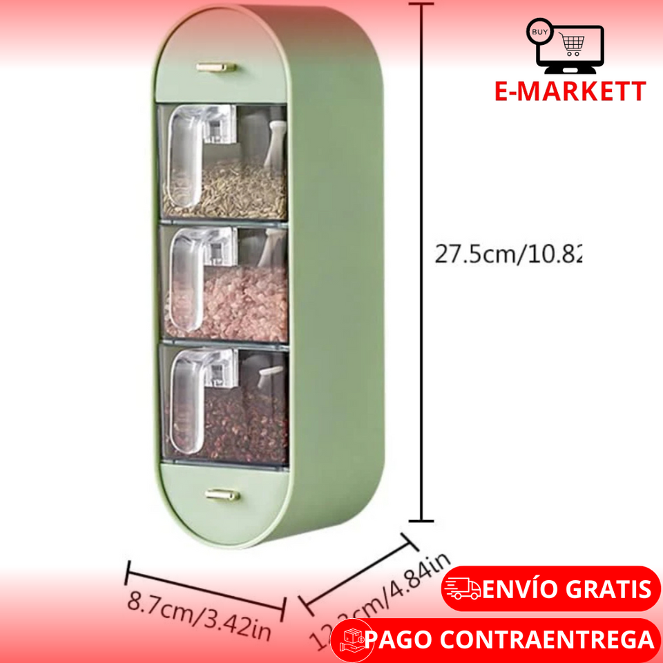 ESTANTE DE CONDIMENTOS DE PARED + ENVIO GRATIS