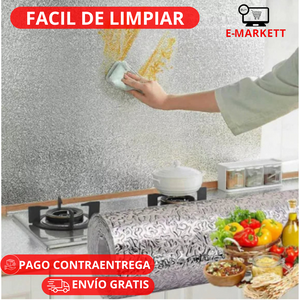 NUEVO papel adhesivo de aluminio 🏠 PROTECCTIONPRO 💎 (Paga 2 metros Lleva 3 metros)