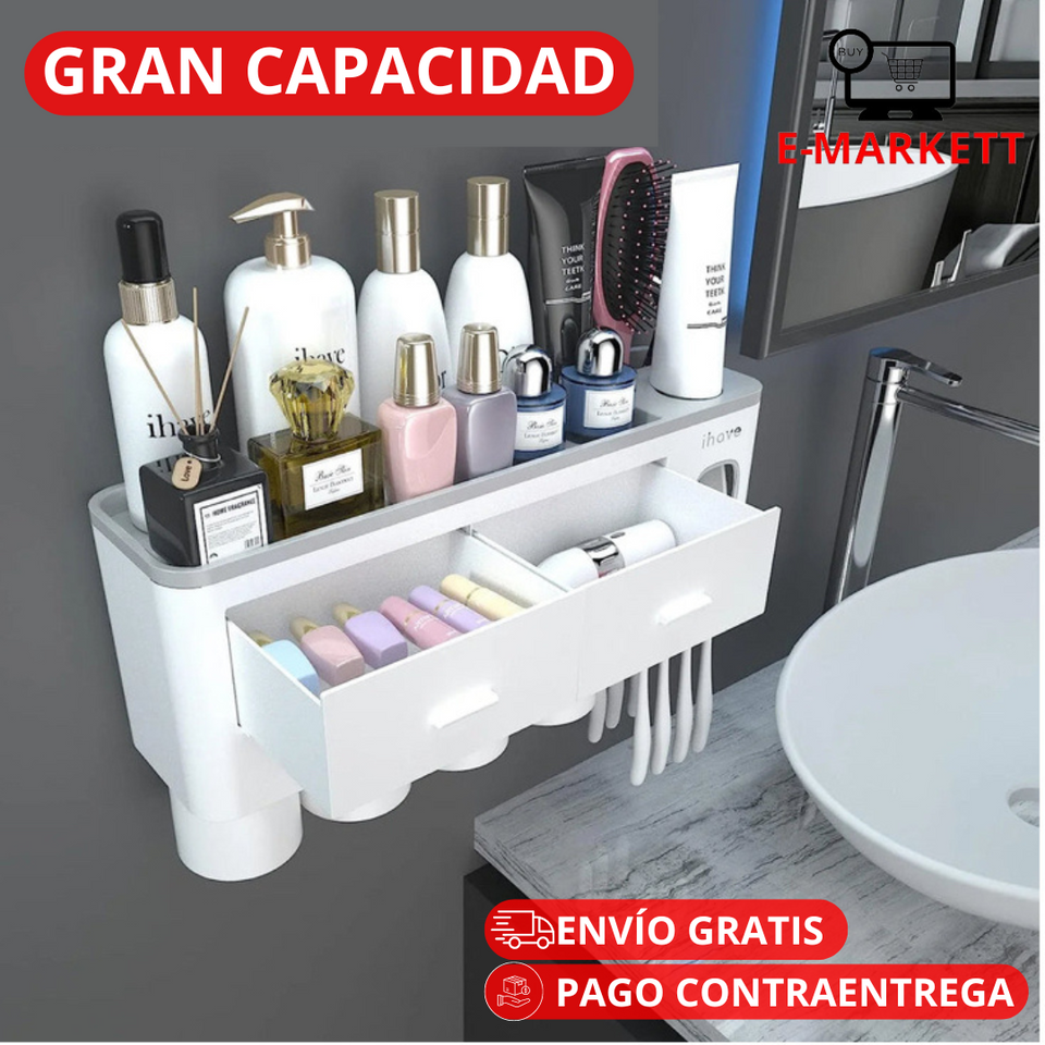 Organizador Y Dispensador De baño + envió gratis