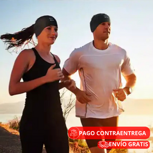 Auriculares deportivos inalámbricos con Bluetooth, diadema elástica para dormir.