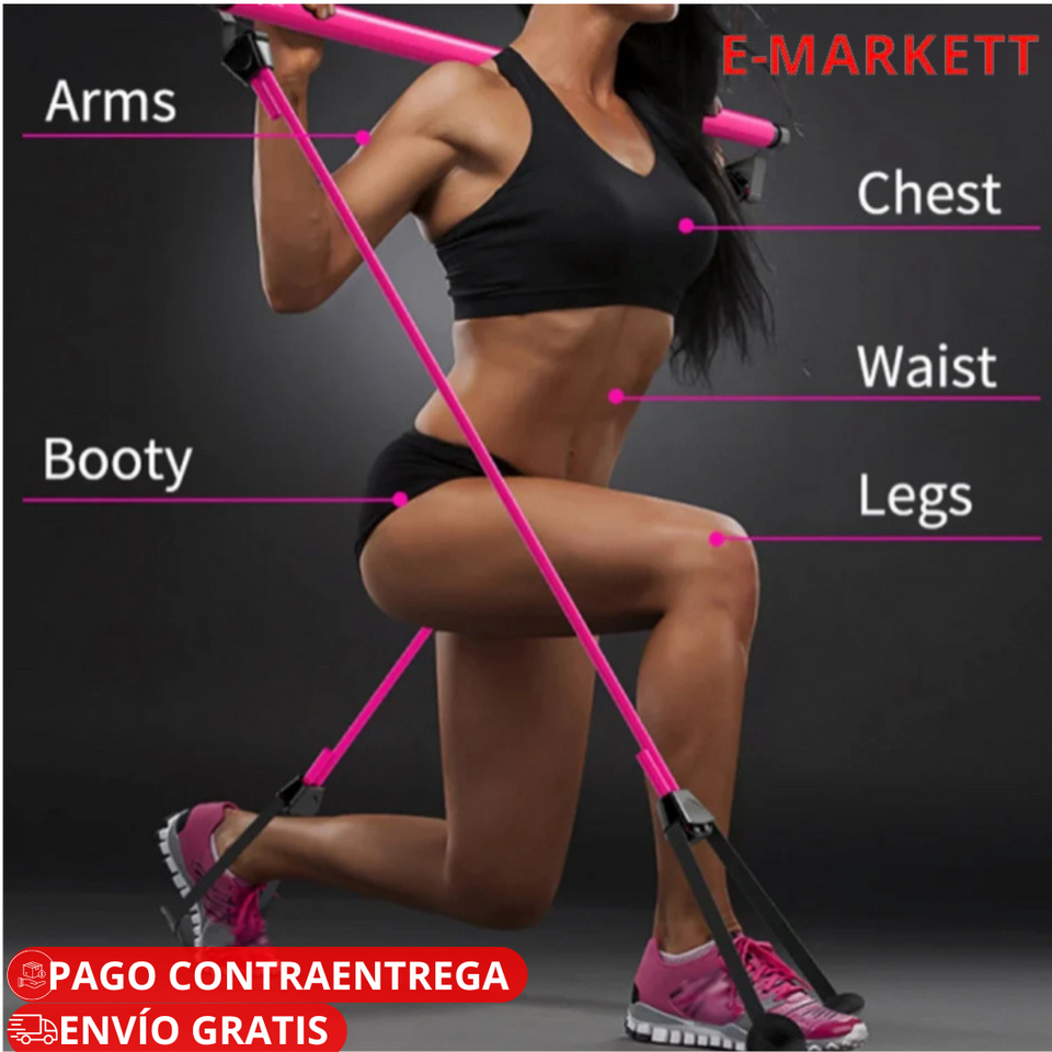 Kit de barra de pilates portátil