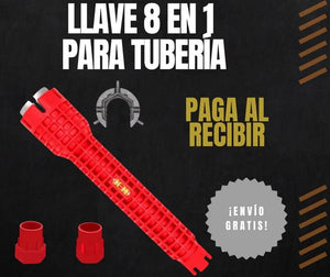 Llave 8 En 1 Multifuncion Para Griferia