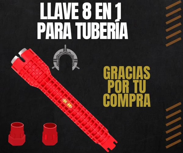 Llave 8 En 1 Multifuncion Para Griferia
