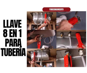 Llave 8 En 1 Multifuncion Para Griferia