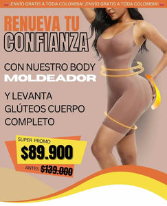 🩱Body moldeador de cuerpo completo, levanta glúteos y control de abdomen🩱