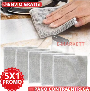 🧽Packs de 5 Paños Multiusos CleanMaster🧽