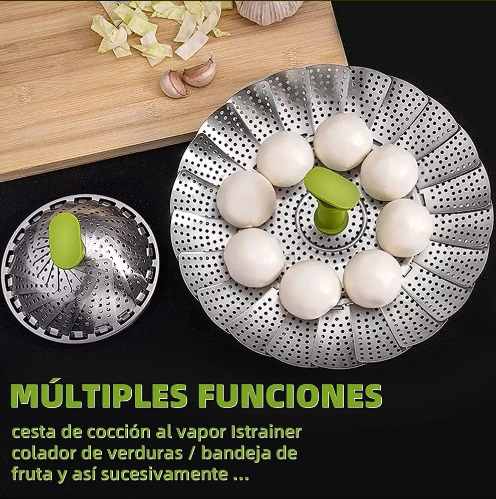 Vaporera Verduras cook G Cesta Plegable De 9 Pulgadas
