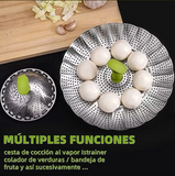 Vaporera Verduras cook G Cesta Plegable De 9 Pulgadas