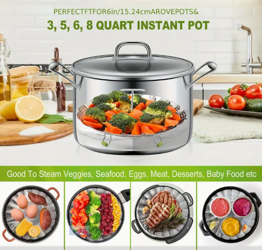 Vaporera Verduras cook G Cesta Plegable De 9 Pulgadas