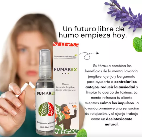 🚭 Fumarex® Spray natural para dejar de fumar🚭