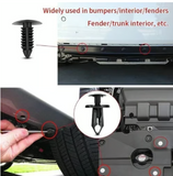 Kit Completo 100 Pz Clips y Pernos Parachoques, Puertas, Defensas Cualquier Modelo Auto (Llave Especial GRATIS🎁)