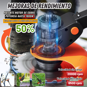 INALAMBRICA! Desbrozadora Eléctrica 3 en 1🌱 Podadora Cortadora Césped