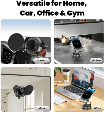 ✨Promoción de último día 49% de descuento✨Soporte magnético para teléfono con ventosa ajustable de 360°