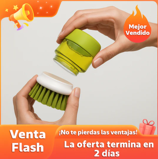 ¡Oferta relámpago 2x1 ! ¡Casi agotado! Cepillo de limpieza multifuncional.