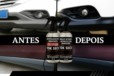 PAGUE 1 LLEVE 2 TOK SECO 250ml - Revitalizador de plásticos para automóviles (ENVÍO GRATIS)