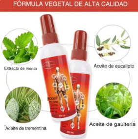 pague 1 llave 2 Relief™ Spray Analgésico Rápido Alivio del Dolor Muscular y Articular