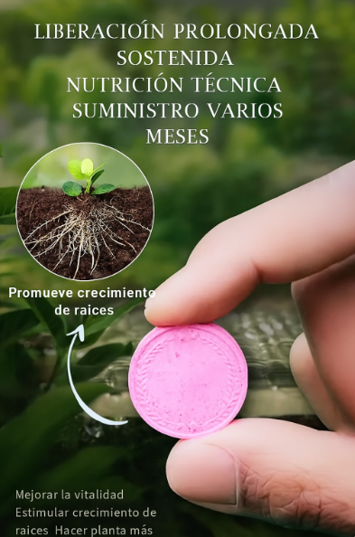 🌱Aporte nutricional todo en uno | Tabletas de fertilizante orgánico AAFQ®: fertilizante de liberación lenta para 60 días⭐️