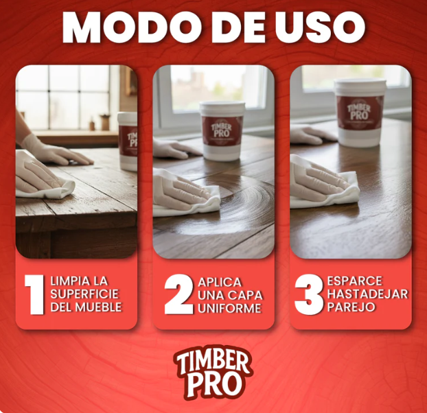 Cera renovadora de madera - Timberpro™