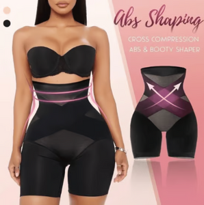 🔥Oferta especial 40% de descuento 🔥Nueva faja moldeadora de cintura alta con compresión cruzada para abdominales y glúteos