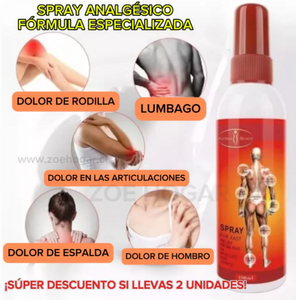 pague 1 llave 2 Relief™ Spray Analgésico Rápido Alivio del Dolor Muscular y Articular