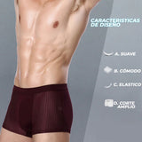 Boxer Hombre Microfibra Malla Corto F Entero Combo X3