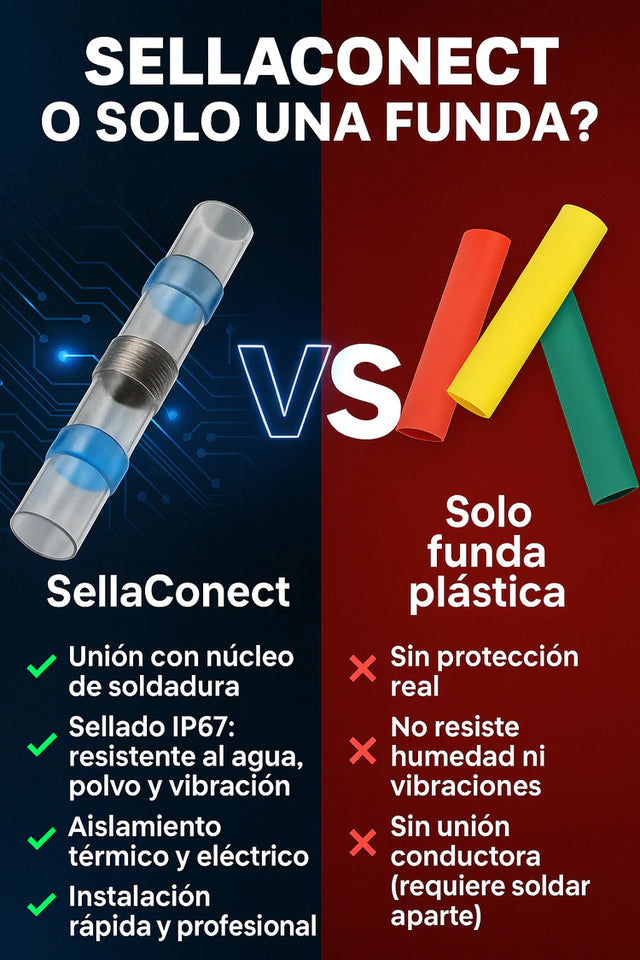 Kit X 100UND de conector de cable de soldadura a prueba de agua