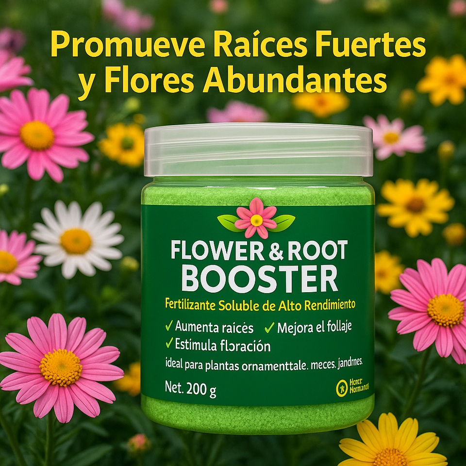 🍁Flower & Root Booster🪻 - 2 X1 Raíces Fuertes y Flores Exuberantes en Días – ¡El Secreto de las Plantas Saludables!