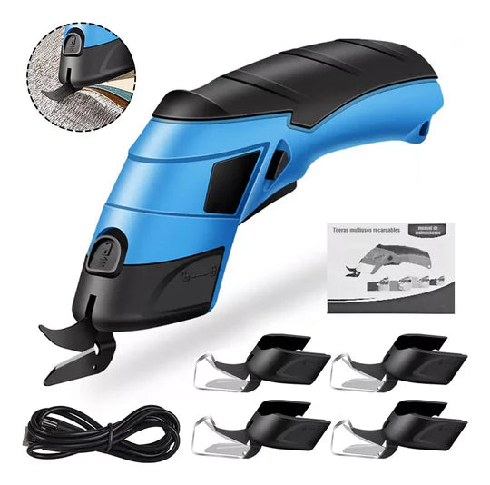 Tijeras Eléctrica Recargable Inalámbrica para Cortar Cartón, Tejido ForceCut®