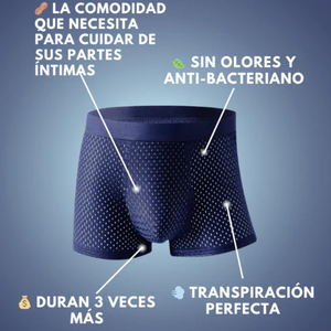 Boxer Hombre Microfibra Malla Corto F Entero Combo X3
