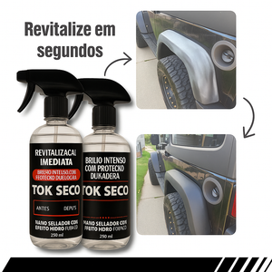 PAGUE 1 LLEVE 2 TOK SECO 250ml - Revitalizador de plásticos para automóviles (ENVÍO GRATIS)