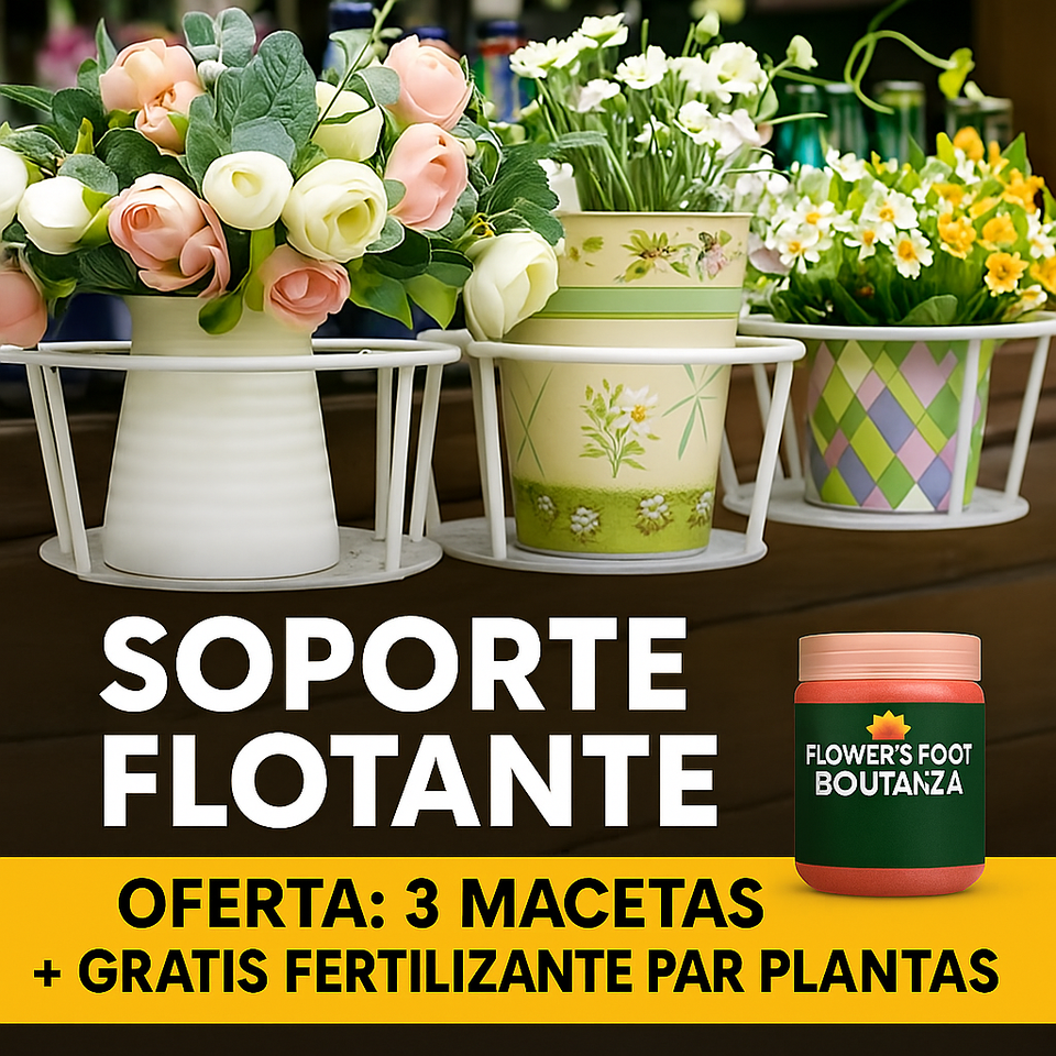 🔥LLEVA 2  SOPORTE DE MACETAS +1 FERTILIZANTE PARA PLANTAS  GRATIS 🎁